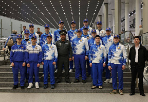 Воспитанники МСВУ прибыли в Республику Узбекистан для участия в военно-спортивных играх