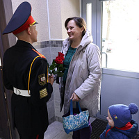 В Минском суворовском военном училище прошли мероприятия, приуроченные Дню матери 