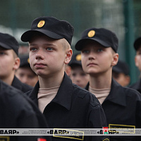 В Минском суворовском военном училище прошло торжественное мероприятие, приуроченное ко Дню знаний