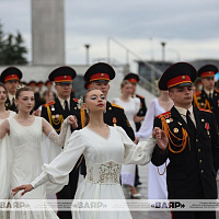 Торжественная церемония 70-го юбилейного выпуска воспитанников Минского суворовского военного училища