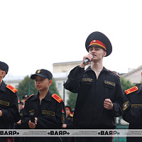 В Минском суворовском военном училище прошло торжественное мероприятие, приуроченное ко Дню знаний