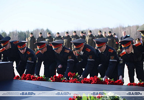 Суворовцы МСВУ посетили мемориальный комплекс «Хатынь»