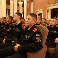 В Минском суворовском военном училище прошёл торжественный концерт, посвященный Дню учителя