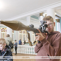 В Минском суворовском военном училище прошёл день открытых дверей